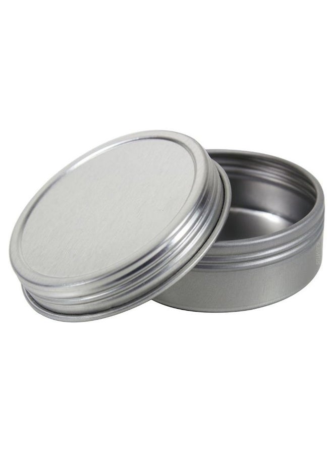 JUVITUS 8-Piece Flat Container Set With Label Silver - Image 2