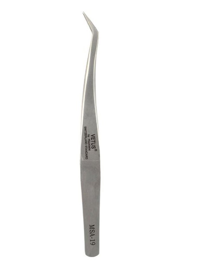 Qeelasee 2-Piece Tweezer Set With Superior Case Silver/Clear - Image 2