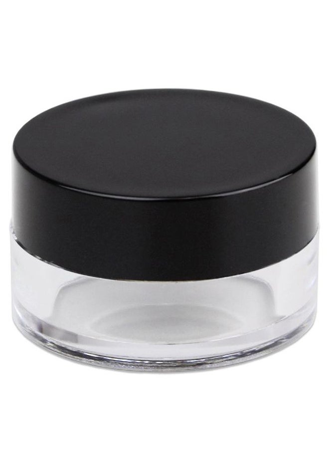 بيوتيكوم مجموعة مرطبانات فارغة لمستحضرات التجميل مكونة من 25 قطعة شفاف/ أسود - Image 1