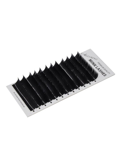 Alluring C Curl False Eyelashes Black