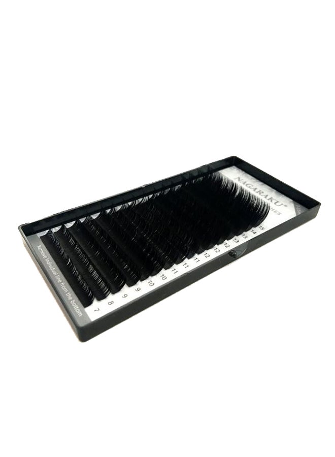 D-Curl False Eyelash Extension Tray Black