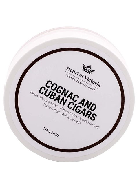 Cognac And Cuban Cigars Tallow Shaving Soap 114grams