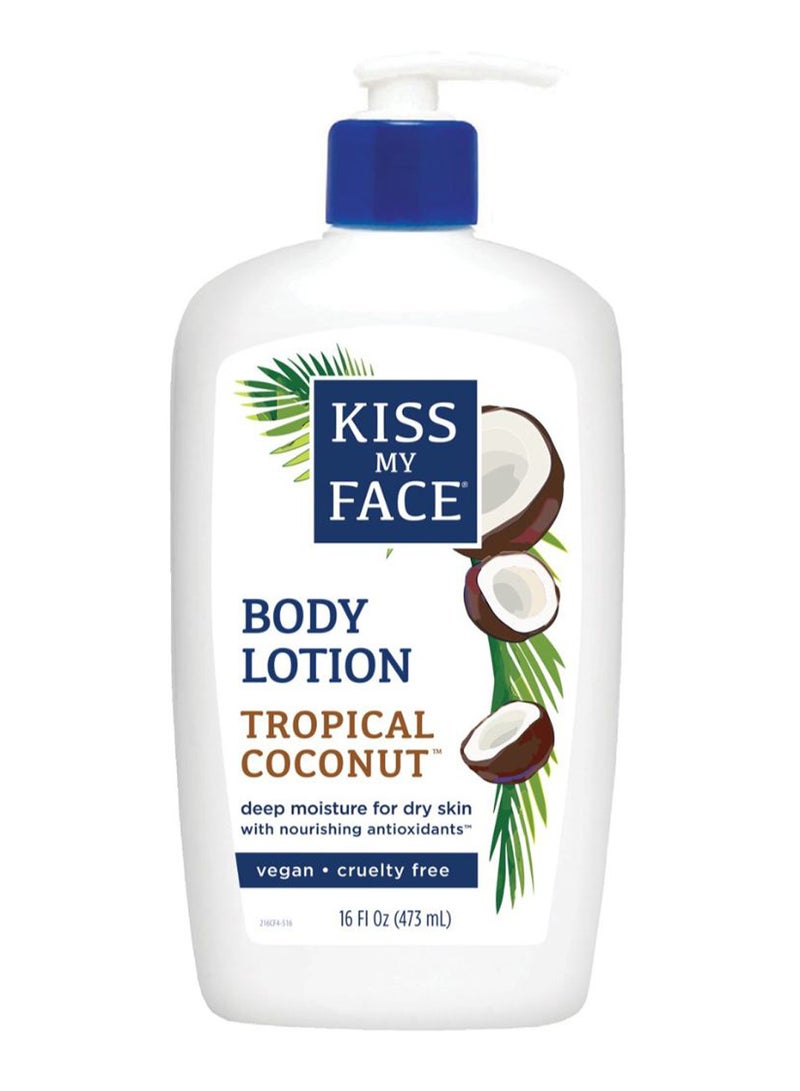 Kiss My face - Tropical Coconut Body Loation 473ml - Image 1