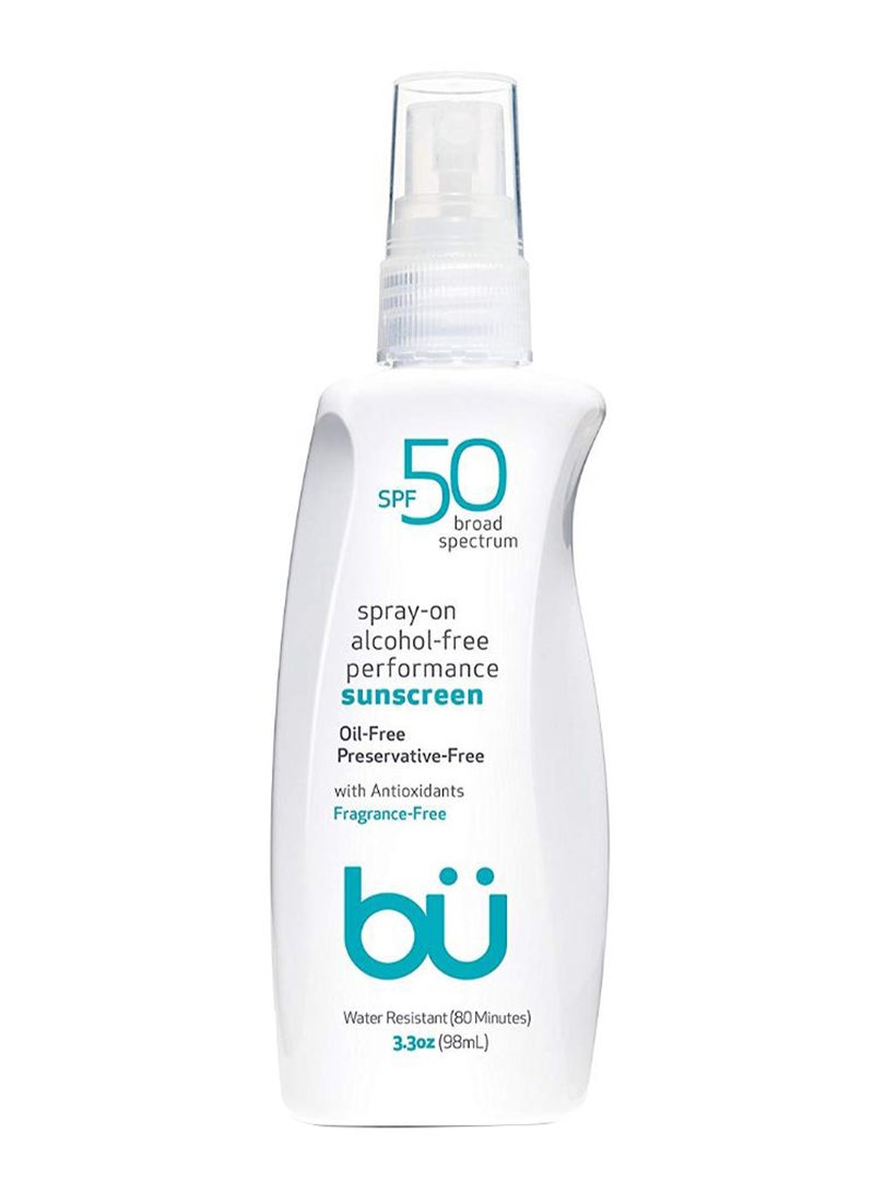 Bu Oil Free Sunscreen Spray 98ml 