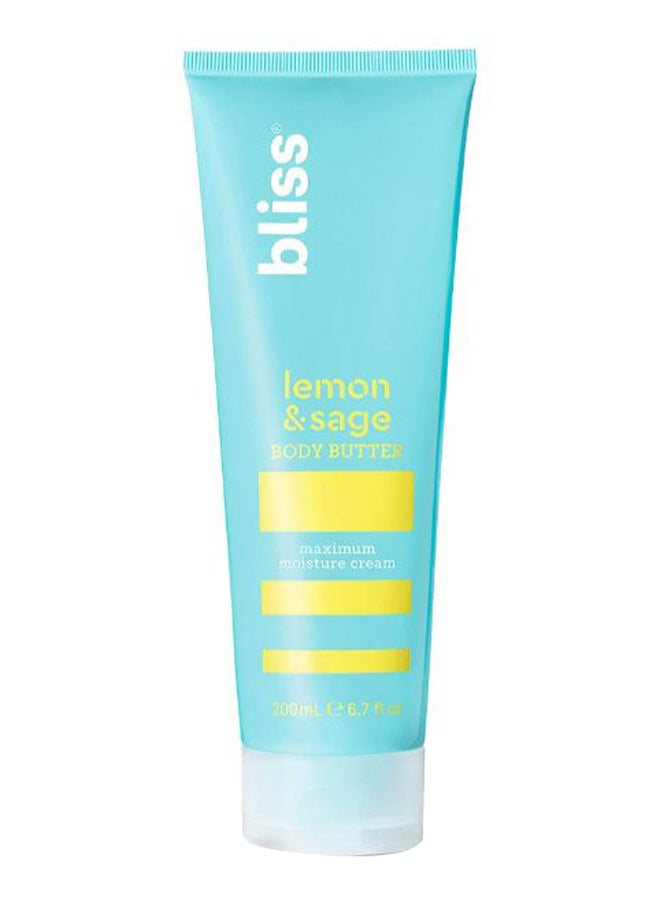 BLISS Lemon And Sage Body Butter 200ml