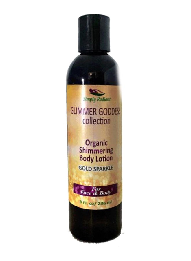 glimmer goddess Organic Shimmering Body Lotion 236ml 