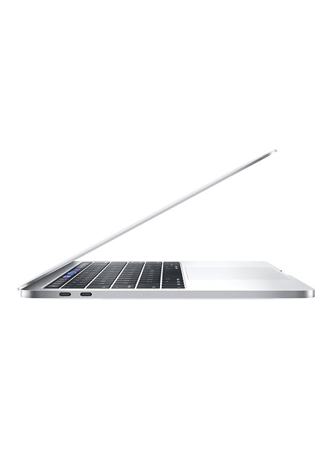 MacBook Pro Touch Bar Laptop With 13.3-Inch Retina Display, Core i5 with 1.4GHz Quad Core Processor/8GB RAM/128GB SSD/Intel Iris Plus Graphics 645 And English Keyboard 2019 English Silver
