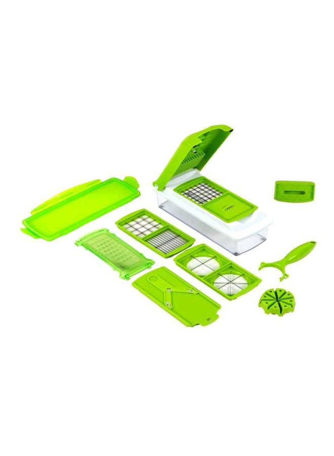 Nicer Dicer 10-Piece Slicer And Dicer Set Green/Clear/White 