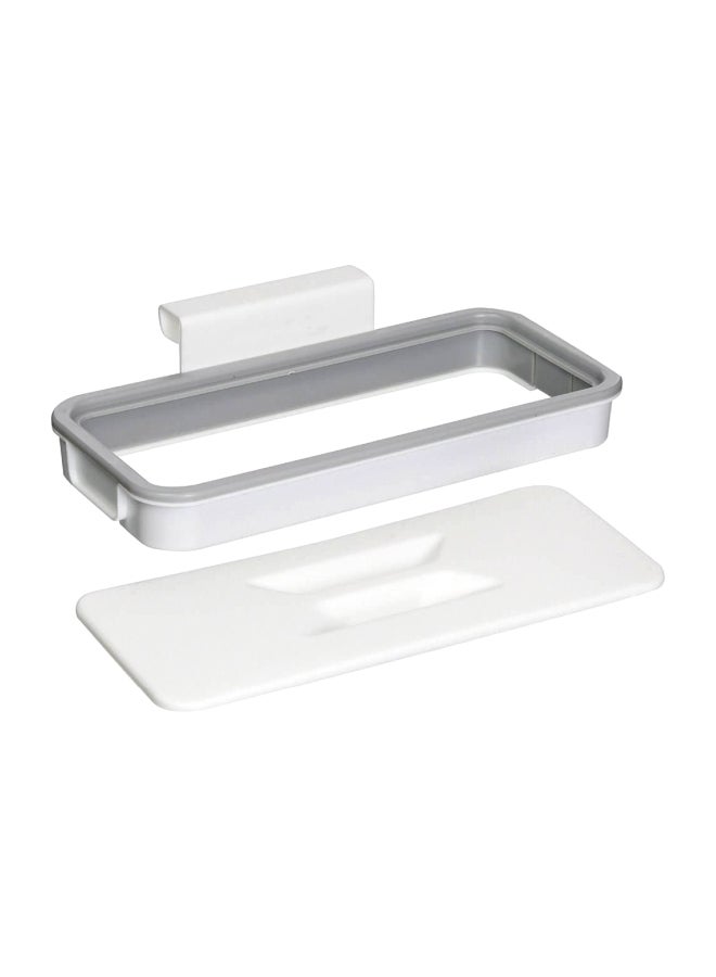 Kitchen Trash Bag Holder White/Grey
