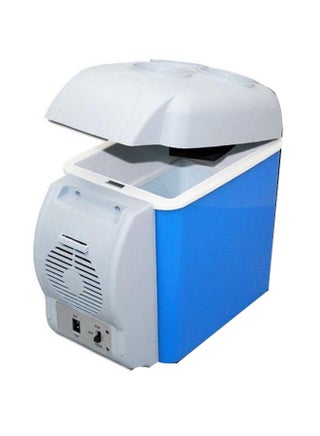 ثلاجة صغيرة متنقلة للسيارة 7.5 L أبيض/أزرق - v1567147409/N29235096A_1