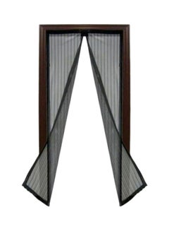 Generic Magic Mesh Bug Repellent Screen Door Brown/White 