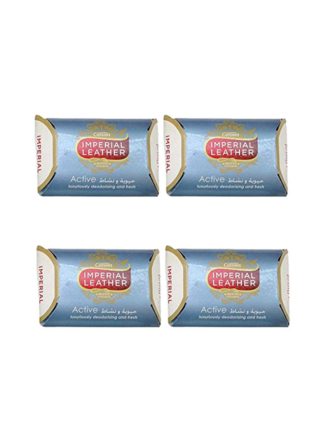Imperial Leather Pack Of 4 Active Soaps 75grams - Image 1