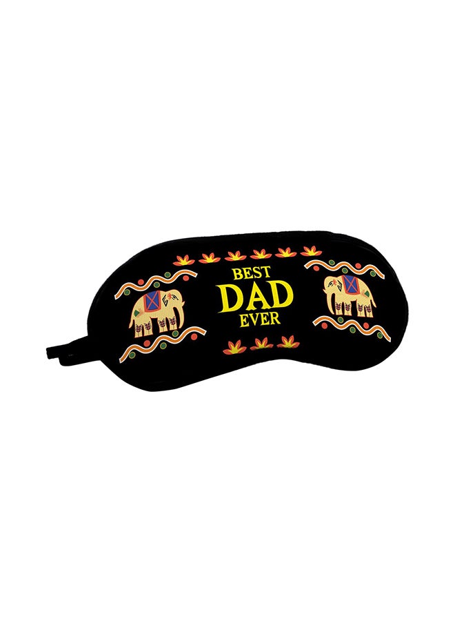 Indigifts Traditional Elephant Graphic Eye Mask 7.8X3.3inch  - Image 1
