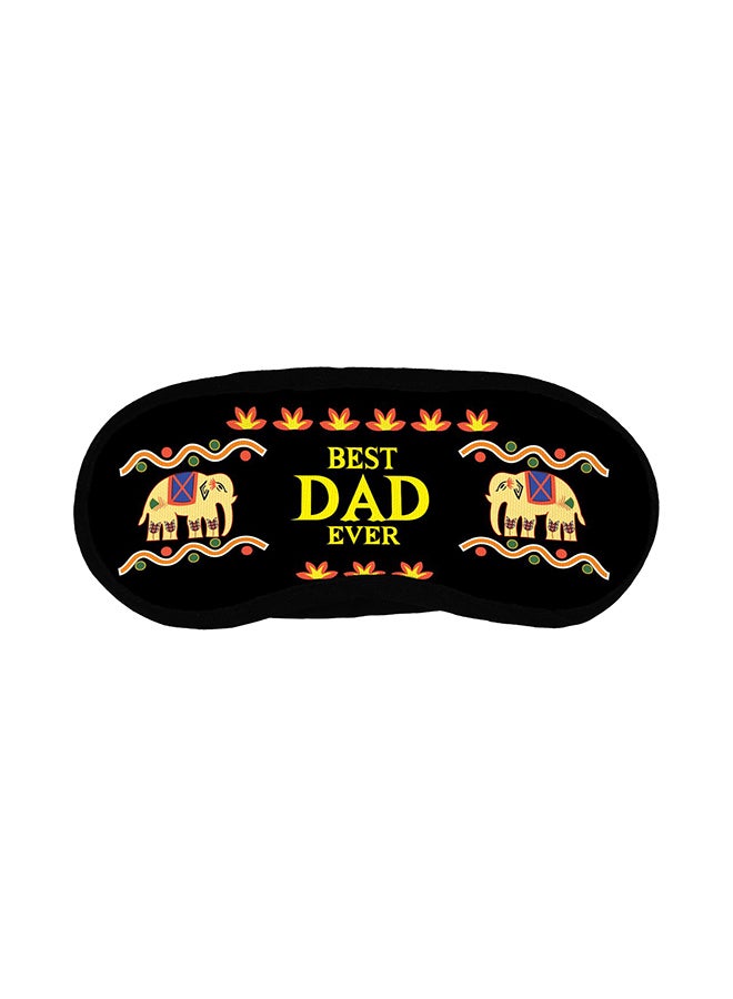 Indigifts Traditional Elephant Graphic Eye Mask 7.8X3.3inch  - Image 2