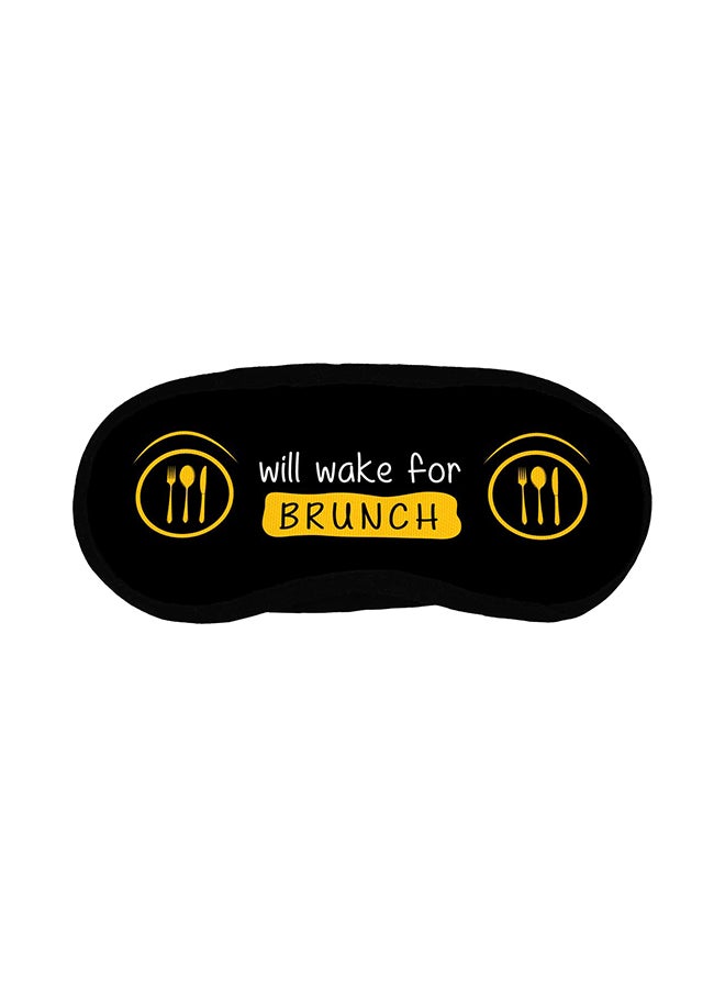 Indigifts Brunch Quote Eye Mask 7.8X3.3inch  - Image 2