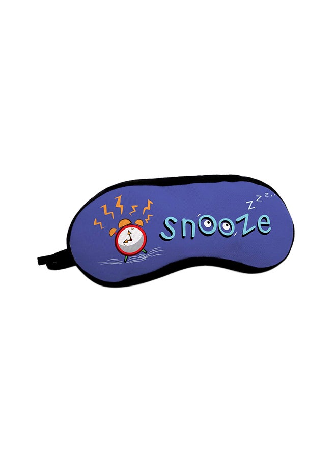 Indigifts Sleep Snooze Printed Sleeping Eye Mask 7.8X3.3inch  - Image 1
