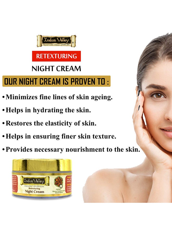 إندوس فالي كريم ليلي عضوي مايسور بخشب الصندل وزبدة الكوكم 50جرام - Image 2