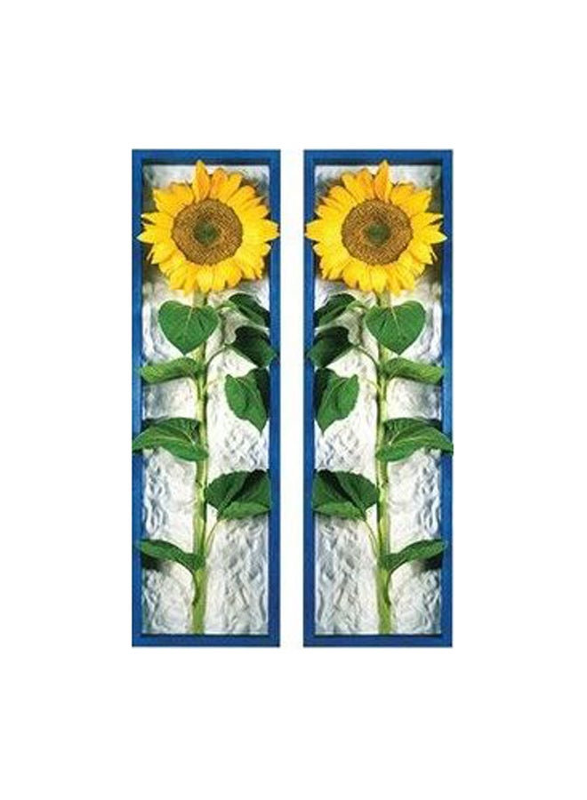 فوتو بلوك بوستر حائط للتزيين أصفر/ أخضر/ أزرق 24×18سم