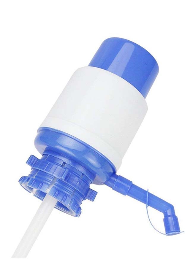 Hand Press Manual Water Pump Blue/White - Image 1