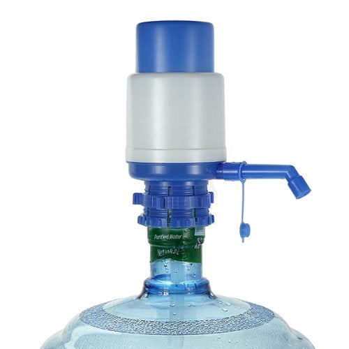 Hand Press Manual Water Pump Blue/White - Image 2