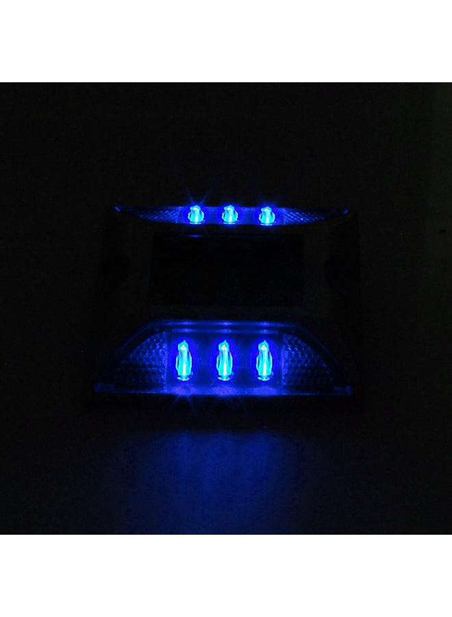 Generic 6-Led Solar Powered Driveway Lamp Blue 12x7x12centimeter  - Image 4