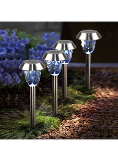 Generic 8-Piece Solar Powered Garden Light White 22x12x12.5cm  - Image 2