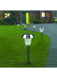 Generic 8-Piece Solar Powered Garden Light White 22x12x12.5cm  - Image 3