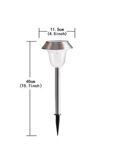 Generic 8-Piece Solar Powered Garden Light White 22x12x12.5cm  - Image 5