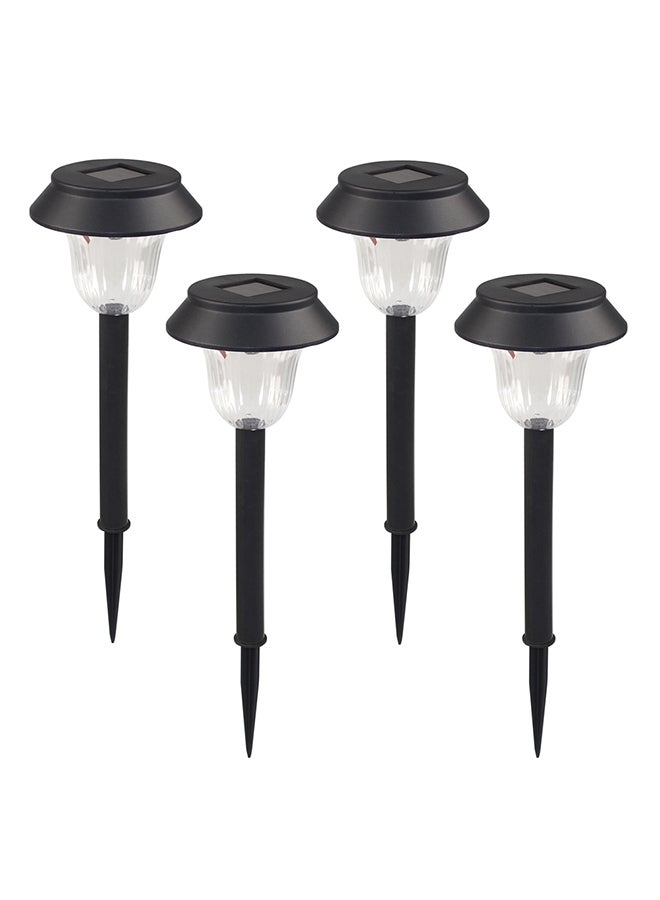 4 Piece  Solar Powered  Garden Lights Warm White 22x11x14centimeter - v1567157003/N29510960A_1