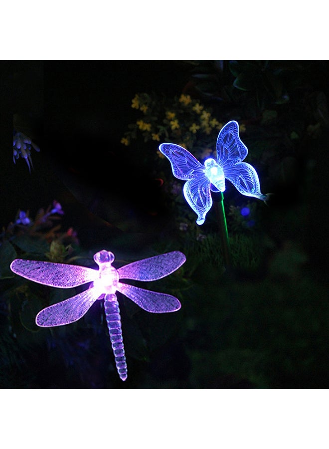 2 Piece  Solar Powered  Garden Lights Clear/Black 29x5.5x11cm - Image 4