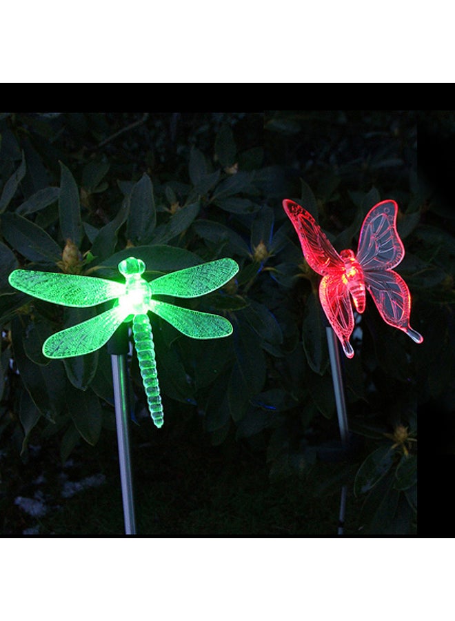 2 Piece  Solar Powered  Garden Lights Clear/Black 29x5.5x11cm - Image 5