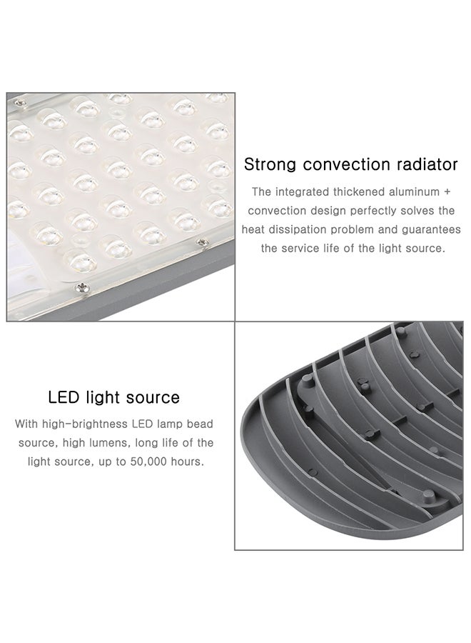 Waterproof Solar Powered  LED Flood Light White 44x16x7cm - Image 5