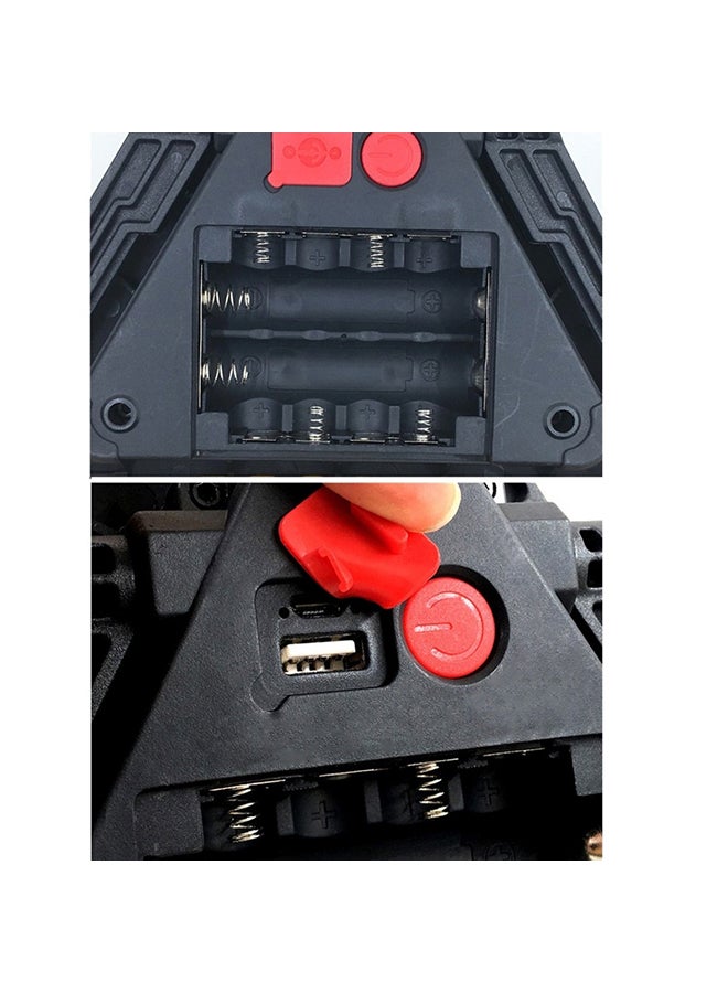 Multi-Function  Rechargeable Emergency Warning Light Multicolour 21x5x20cm