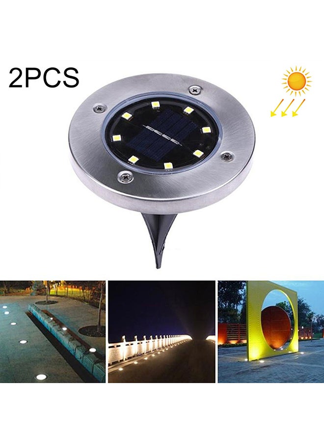 مصباح LED يثبت على الأرض بتصميم مضاد للماء ويعمل بالطاقة لشمسية أسود 13x13x8Ø³Ù†ØªÙŠÙ…ØªØ±  - Image 4