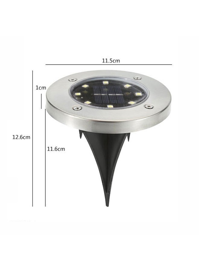مصباح LED يثبت على الأرض بتصميم مضاد للماء ويعمل بالطاقة لشمسية أسود 13x13x8Ø³Ù†ØªÙŠÙ…ØªØ±  - Image 5
