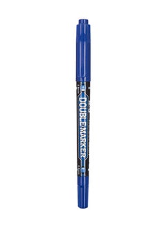 M&G Double Permanent Marker Blue 