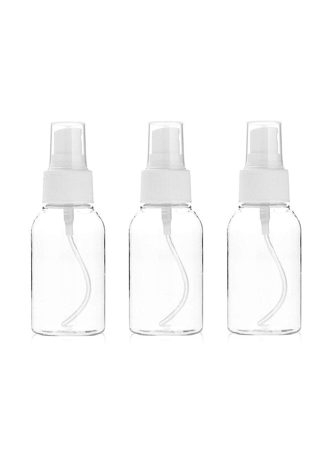 Bar5F Pack Of 3 Fine Mist Spray Bottle Clear