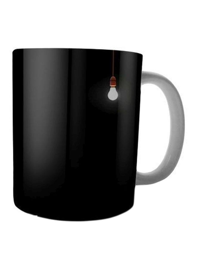 Bit Hosny Printed Ceramic Mug Black/White/Brown Standard Size 