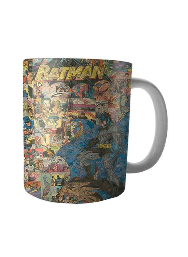 Bit Hosny Batman Printed Mug Yellow/Blue/Red Standard Size 