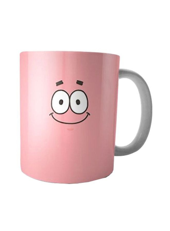 Bit Hosny Printed Ceramic Mug Pink/White/Black 