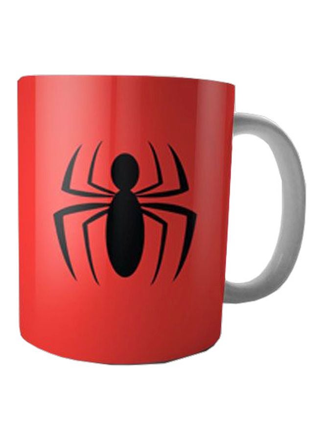 Bit Hosny Printed Ceramic Mug Red/Black/White 