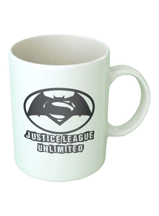 فاست برينت مج من السيراميك بطبعة أبيض/ أسود