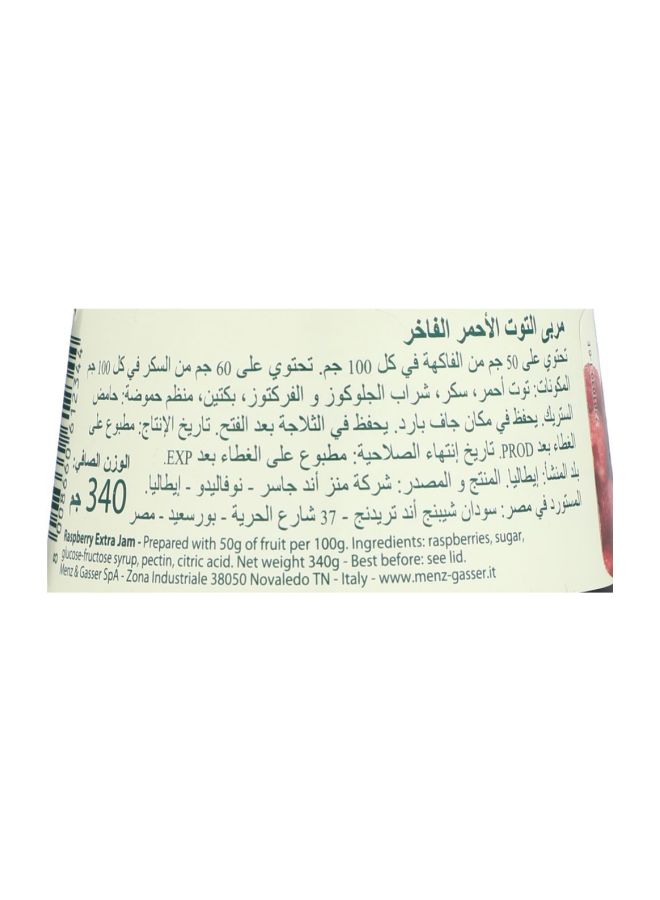 Prima Frutta Raspberry Jam 340grams - Image 3