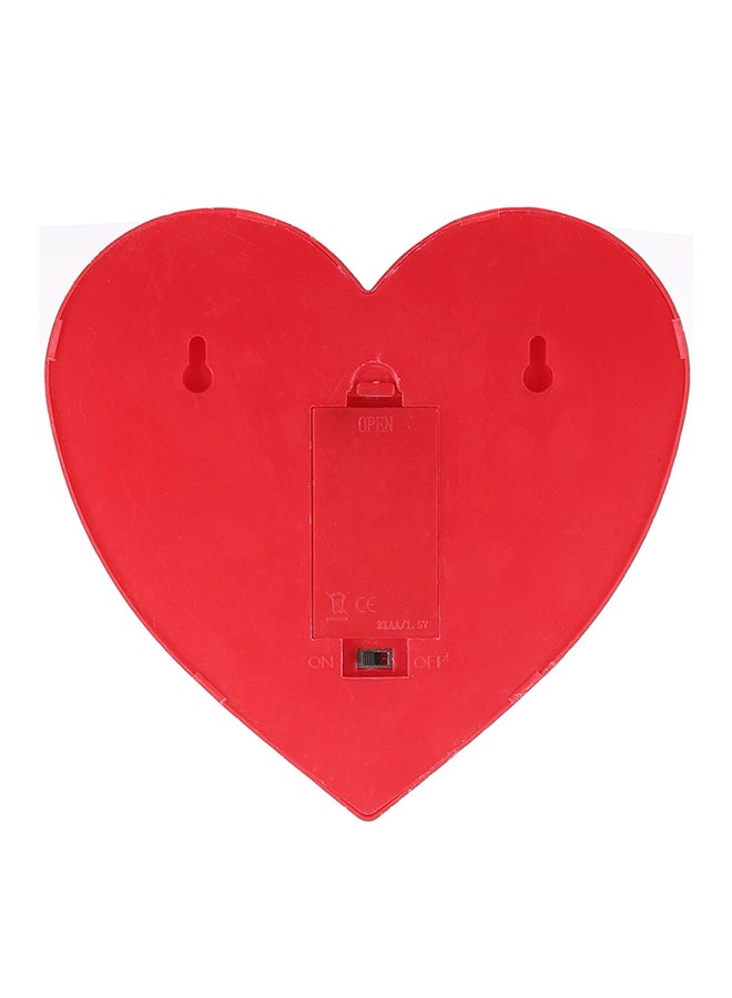 Heart Shape LED Decoration Light Red 31x16x6cm - Image 2