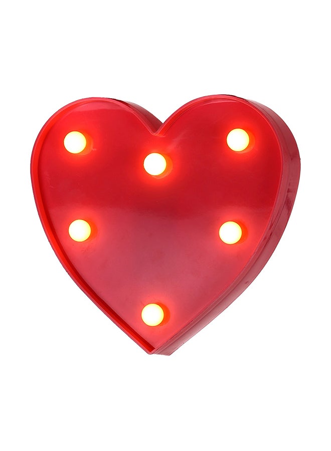 Heart Shape LED Decoration Light Red 31x16x6cm - Image 4