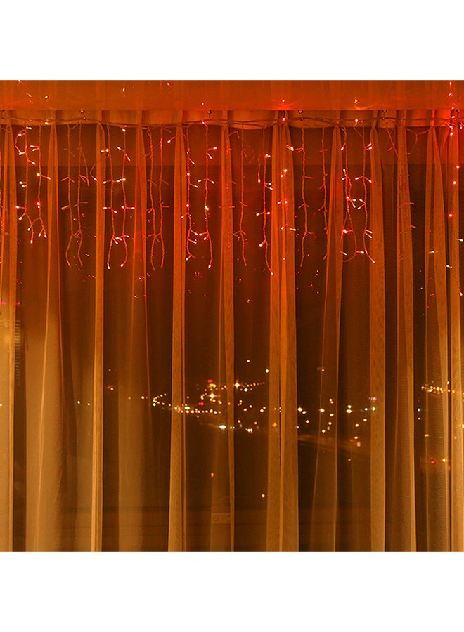 96 LED String Light With Multi-Function Controller Red 17x8x5cm  - Image 2