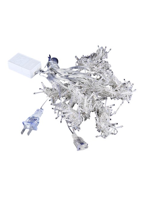 300 LED Curtain String Light With Multi-Function Controller Blue 22x11x7cm
