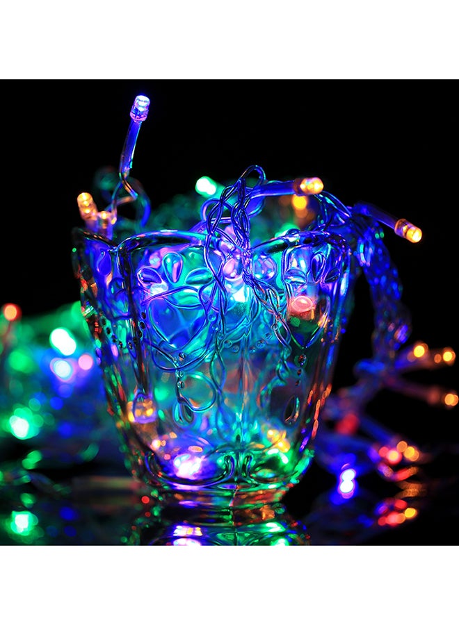 300 LED Curtain String Light With Multi-Function Controller Multicolour 22x11x7cm