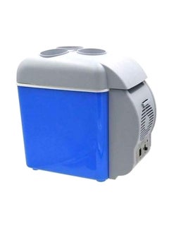 Generic 7.5 Liter Portable Cooling And Warming Refrigerator 6666 Blue/Grey  - Image 1