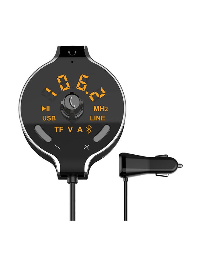 جهاز الإرسال FM اللاسلكي Q8s بتقنية البلوتوث مع شاحن سيارة USB مزدوج - Image 1